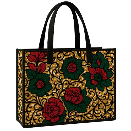 Flower-patterned Bag